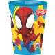 Vetro Spiderman, plastica 260 ml