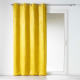 cortina con ojales, amarillo, 140x240x0.2, apagón