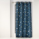 cortina de ojales, azul, 260x140x0.2, poliéster es