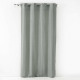 cortina con ojales, gris, 135 x 240 cm, gasa de al