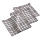 3 servilletas, taupe 45 x 45 cm, tela de algodón