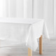 mantel rectangular, blanco, 240x140x0.2, algodón u
