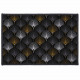 Alfombra rectangular decorativa, 40x60x0,5, estamp