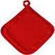 agarradera, rojo 19 x 19 cm, polycotton + silicona