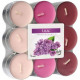 Scented candles, tealight: lilac 18 pcs.