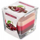Chocolate & Cherry Scented Candles Tricolor, G