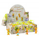 Easter bunny h = 5,2cm, in sachets + Display , 4 t