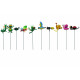 Gartentiere auf Stick 50cm, 10 Designs