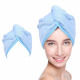 towel on the head of the turban mixcrofibre for tv