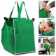 Mesh shopping bag for basket trolley 2 pieces