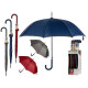 Regenschirm 8 Rippen 3 Farben mit Rand