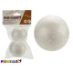 set of 2 balls 6cm polystyrene handicrafts