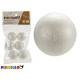 set of 6 balls 4cm polystyrene crafts