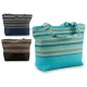 Strandtasche blaue Streifen mehrfarbige Farben 3 m