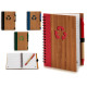 Notizbuch und Stift aus recyceltem Bambus 16x12cm,