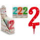 birthday candle large numbers 2 colors 4 times s