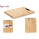 medium bamboo cutting board with handle