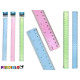 30cm ruler, colors 3 times assorted