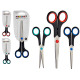 scissors office hoops, colors 3 times assorted