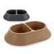 divider pet feeder 2 times assorted colors