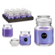 lavender glass lid candle 28h