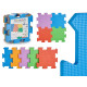Puzzleblock 9 Stück einfarbig sortiert