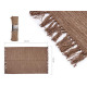 cotton carpet brown 80x120cm