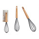 silicone whisk beech wood handle 30
