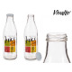 Bottiglia di vetro per succo da 1 litro