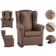 rocking chair sedia brown
