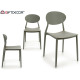 plastic chair gray shape