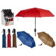 3 colors automatic double short umbrella