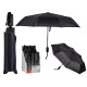 black automatic double short umbrella