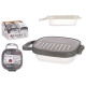 square grater with deposit, 2 times assorted