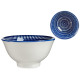 bowl 16cm ethnic circle blue