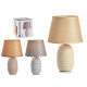 large round ceramic lamps, 3 times assorted