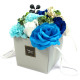Soap Flower Bouqet - Blaue Hochzeit
