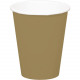 Gold-coloured Cups 350ml - 8 pieces