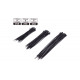 Cable ties 75 pieces black