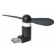 Ventilátor okostelefon OTG USB / Micro-USB Whi-vel