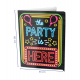 Window signs - The party is here