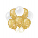 Birthday balloon gold/white - 16
