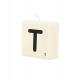Letter candle - T