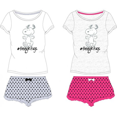  Snoopy Mädchen Schlafanzug Sn 52 04 492