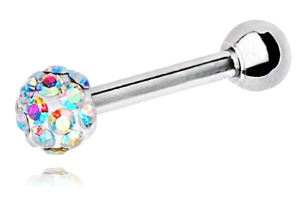 Tragus perçage acier inoxydable, boréale aurore