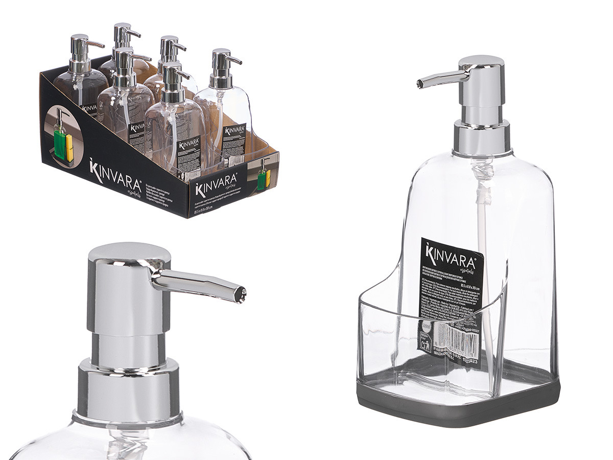  distributeur de cuisine gris transparent