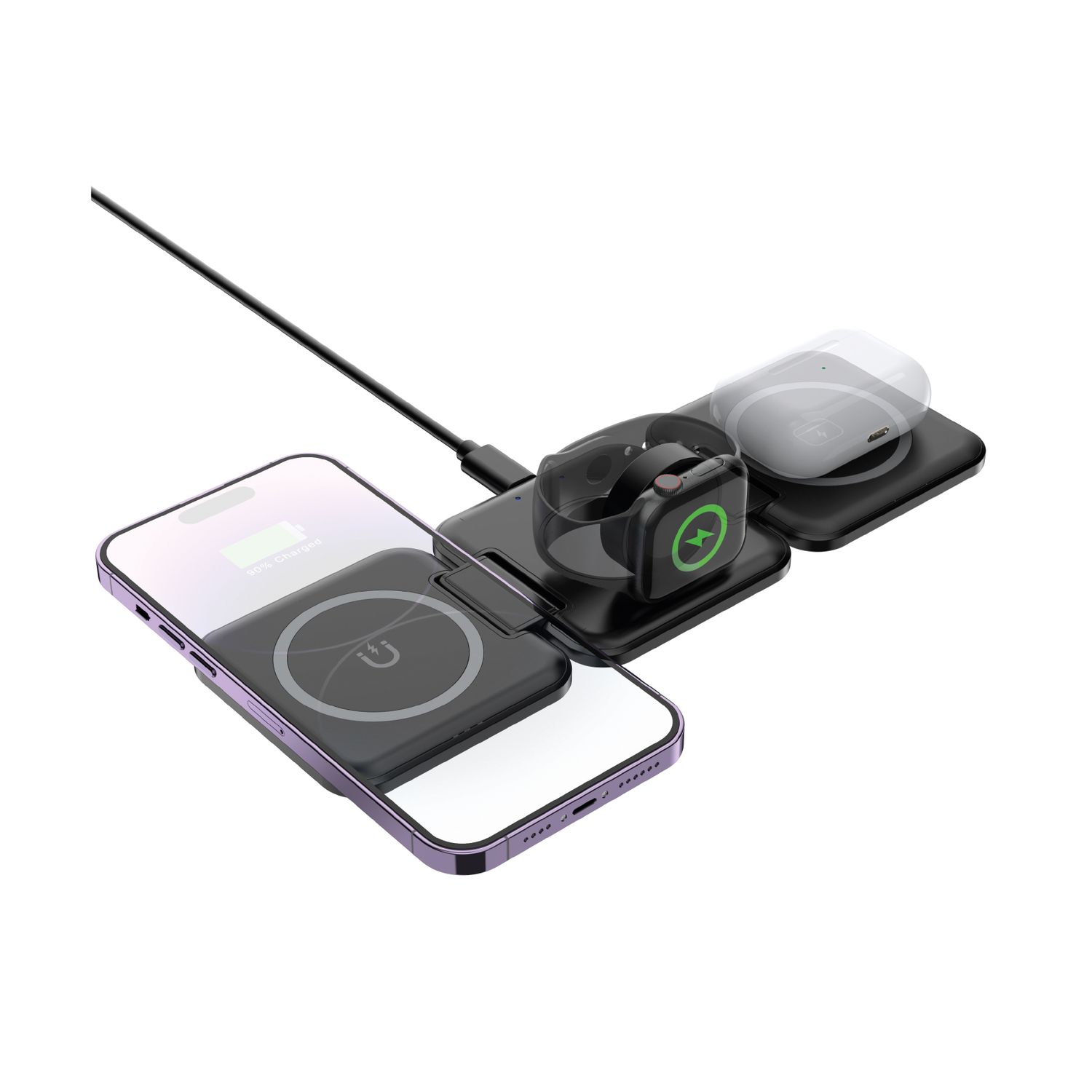 faltbares 3in1-Induktionsladegerät 20w (2)
