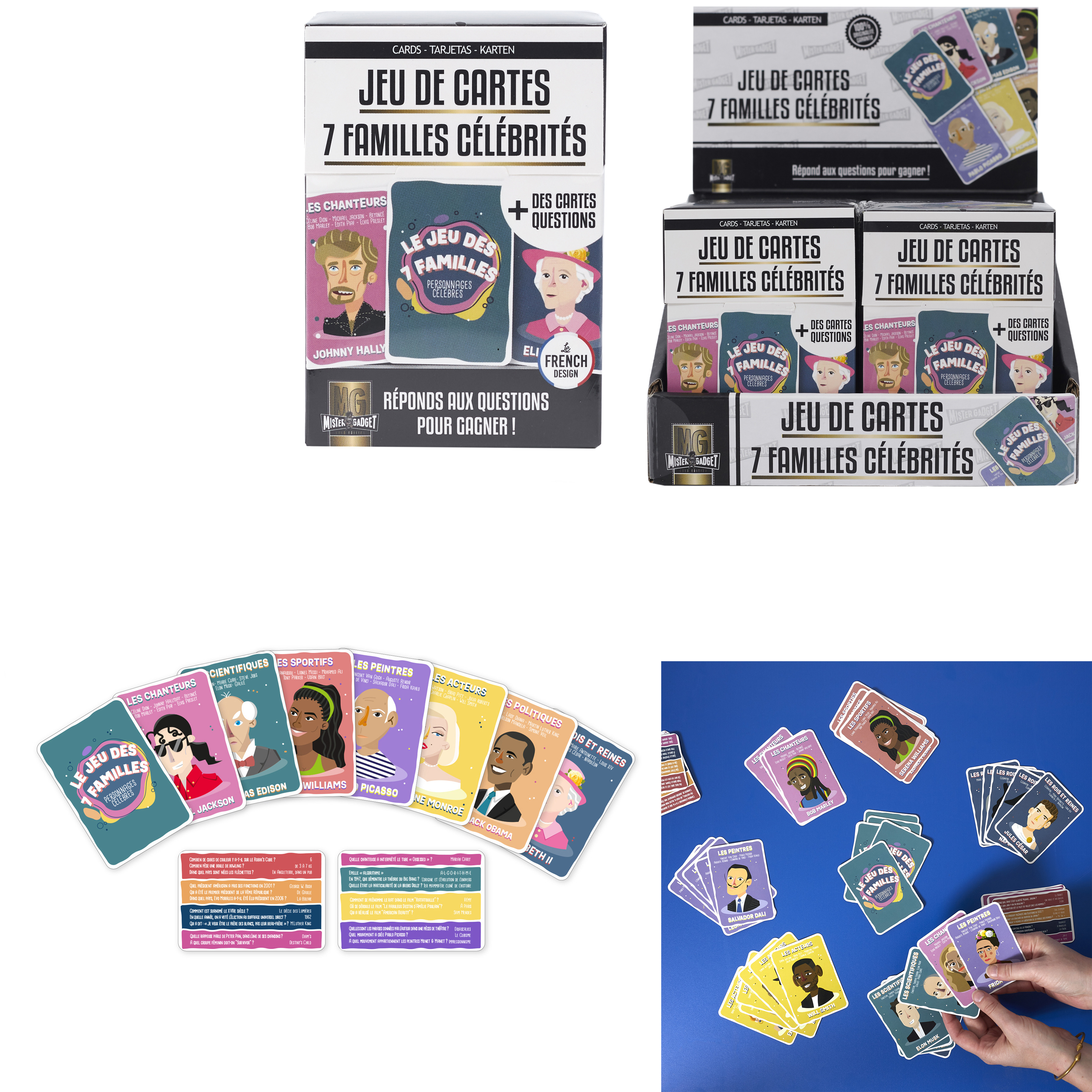  Spiel der 7 Familien 60 Karten