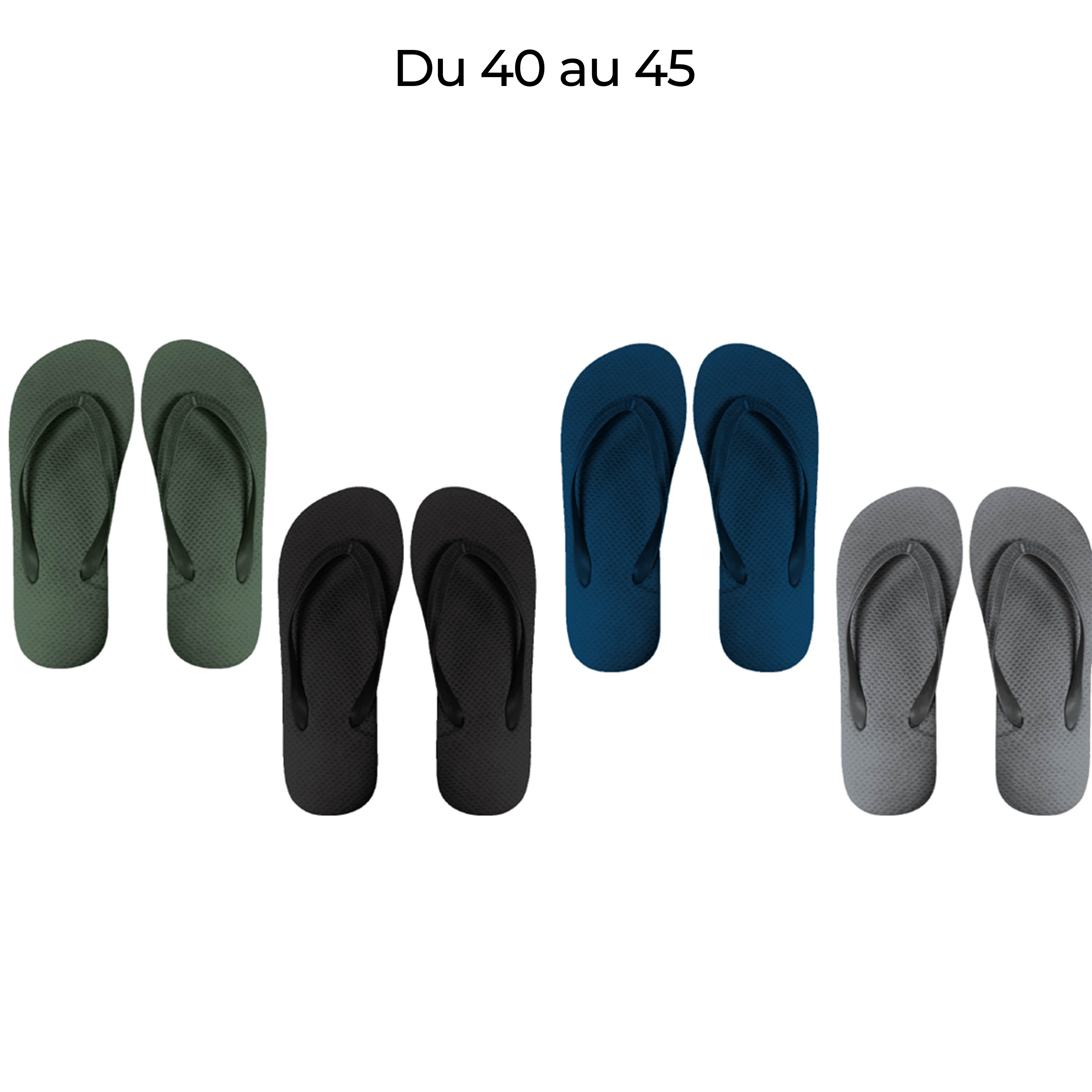  tong homme du 40 au 45, 12-fois assorti