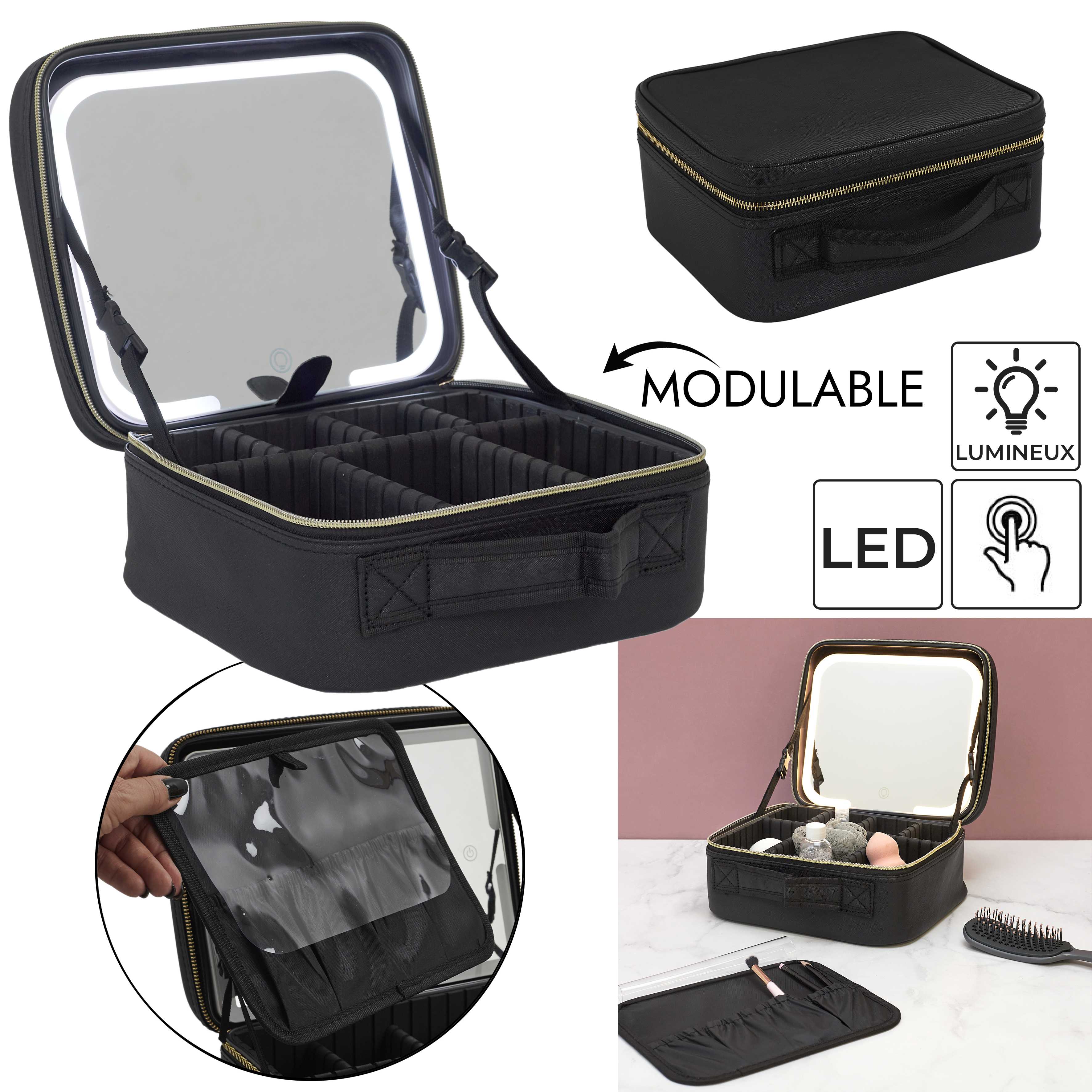  vanity modulable avec miroir led